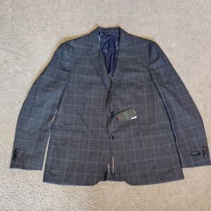 NEW Ted Baker Plaid Wool Sport Coat